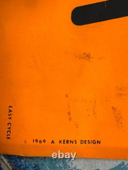 Easy rider blacklight poster peter fonda Dennis hopper movie 1969 Motorcycle