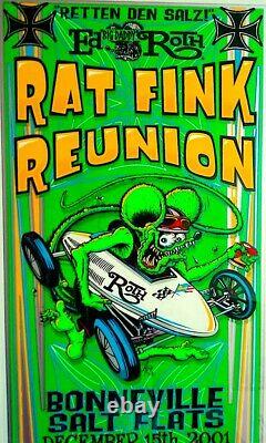 Ed BIG DADDY Roth Rat Fink Reunion 2001 Poster Art, Signed, #298, Lim. Ed. MINT