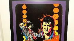 Elvis Presley Original Black Light Poster Framed 1975