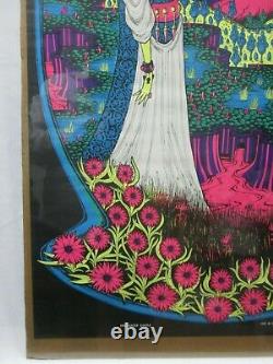 Enchanted Castle Black Light Psychedelic Vintage Poster Garage 1971 Cng218