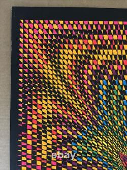 Energy poster black light vintage original Nancy Parker psychedelic circle rain
