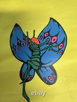 Everybody Loves A Hippy Black Light Psychedelic Vintage Poster 1971 Cng2960