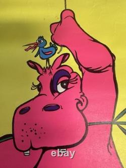Everybody Loves A Hippy Black Light Psychedelic Vintage Poster 1971 Cng2960
