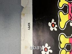 Everybody Loves A Hippy Black Light Psychedelic Vintage Poster 1971 Cng2960