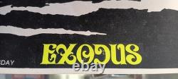 Exodus Vintage Blacklight Poster, 1971 Hot Air Balloons, Psychedelic,'70s