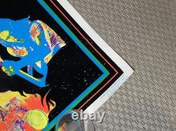 Extremely Rare Van Halen 1981 Blacklight Poster #952 Funky Enterprises. Minty