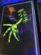 Extremely Rare Vintage 1975 Frankenstein Flocked Blacklight Poster