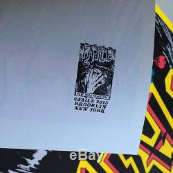 FAILE New York Invasion Black Light 2015 Signed print poster Brooklyn NYC iconic
