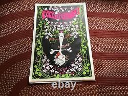 FEELIN' GROOVY 1970's VINTAGE BLACKLIGHT NOS POSTER PEANUTS SNOOPY -NICE