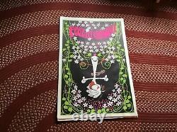 FEELIN' GROOVY 1970's VINTAGE BLACKLIGHT NOS POSTER PEANUTS SNOOPY -NICE