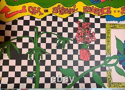 FLOWER POWER SPEED KILLS VINTAGE 1970's BLACKLIGHT HEADSHOP POSTER By GLATE