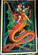 Flying Dragon 1970's Vintage Psychedelic Blacklight Poster By Aa Sales
