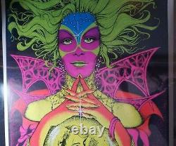 FORTUNE TELLER 1971 VINTAGE PSYCHEDELIC POSTER By BUNNELL, STAR CITY NICE 28x40