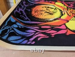 FORTUNE TELLER Black light Poster, 1971 Star City Dist. Flocked 23 X 35