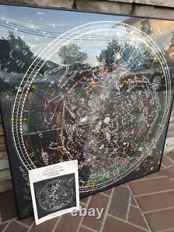FRAMED 1981 THE MAP OF THE UNIVERSE WithBOOKLET TOMAS FILSINGER GLOW N THE DARK