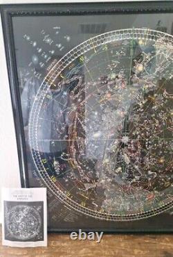 FRAMED 1981 THE MAP OF THE UNIVERSE WithBOOKLET TOMAS FILSINGER GLOW N THE DARK