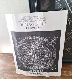 FRAMED 1981 THE MAP OF THE UNIVERSE WithBOOKLET TOMAS FILSINGER GLOW N THE DARK