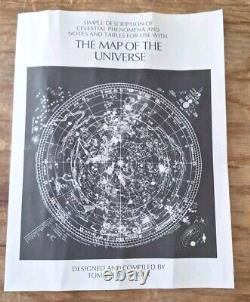 FRAMED 1981 THE MAP OF THE UNIVERSE WithBOOKLET TOMAS FILSINGER GLOW N THE DARK