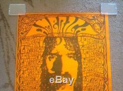 FRANK ZAPPA VINTAGE POSTER 1960's America It Really Makes It Black Light Rare