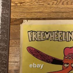 FREEWHEELIN' FRANKLIN NO MONEY NO DOPE 1970's VINTAGE BLACKLIGHT POSTER 35x23