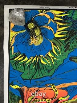 Falcon Hunter 1971 black light poster vintage psychedelic C2636