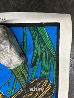 Falcon Hunter 1971 black light poster vintage psychedelic C2636