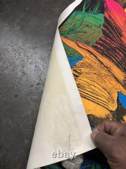 Falcon Hunter 1971 black light poster vintage psychedelic C2636