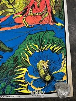 Falcon Hunter 1971 black light poster vintage psychedelic C2637