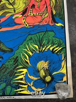 Falcon Hunter 1971 black light poster vintage psychedelic C2637