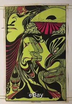 Fantasies Of Invention Original Vintage Blacklight Poster Psychedelic 1960's