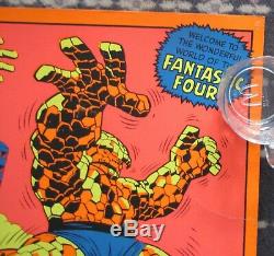 Fantastic Four 1971 Third Eye Black Light Marvel Poster 4012