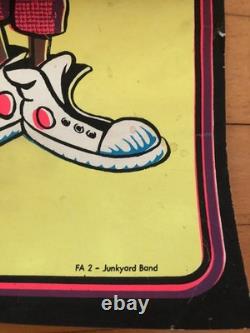 Fat Albert Rare 1972 Junkyard Band Black Light Poster Artko Studios 22.5x34