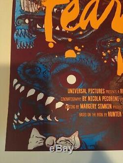 Fear and Loathing Poster by Nikita Kaun Like Mondo #d/50 blacklight inks