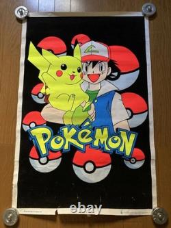 For toledobu? Vintage Pokemon Pikachu Blacklight Poster 1999 US Version