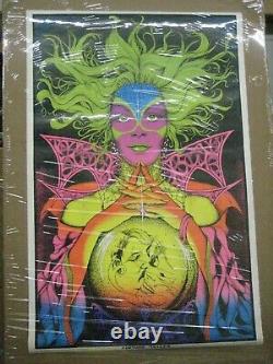 Fortune Teller 1971 black light poster vintage psychedelic C1030