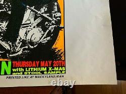 Frank Kozik 1993 Surgery Easy Rider Poster Print Blacklight #11/550 Austin Tx