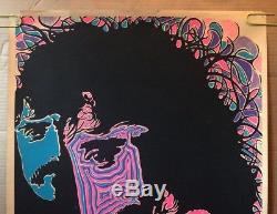 Frank Zappa Original Vintage Blacklight Poster Uncle Meat 1970 Music Beeghly