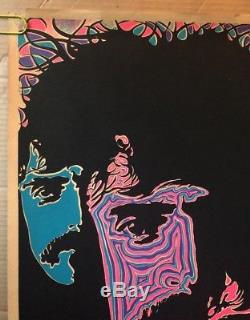 Frank Zappa Original Vintage Blacklight Poster Uncle Meat 1970 Music Beeghly