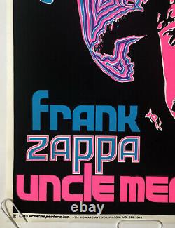 Frank Zappa Original Vintage Blacklight Poster Uncle Meat 1970 Music Beeghly