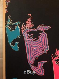 Frank Zappa Original Vintage Blacklight Poster Uncle Meat 1970 Music Beeghly