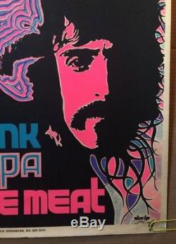Frank Zappa Original Vintage Blacklight Poster Uncle Meat 1970 Music Beeghly