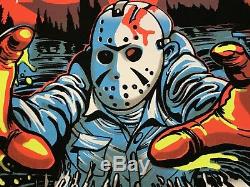 Friday The 13th Part 3 BlackLight Print Poster Mondo Horror Movie Jason Voorhees