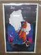 Friendship Frigate Peace Ship Vintage Black Light Poster Vintage 1970 19405