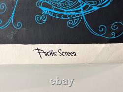 Friendship Frigate vintage black Light poster peace ship 1970s psychedelic ship