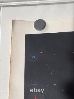 Friendship Frigate vintage black Light poster peace ship 1970s psychedelic ship