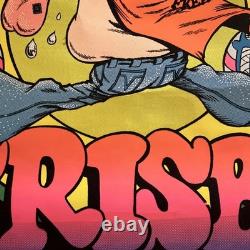 Frisby Freak 1970s Rare Psychedelic Blacklight Poster Nate Owens 21 x 32 Inches