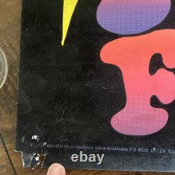 Frisby Freak 1970s Rare Psychedelic Blacklight Poster Nate Owens 21 x 32 Inches