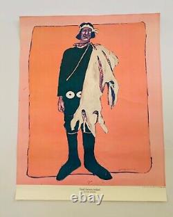 Fritz Scholder Poster, Fred Harvey Indian (1975)