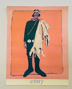 Fritz Scholder Poster, Fred Harvey Indian (1975)