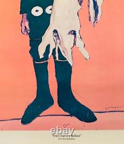 Fritz Scholder Poster, Fred Harvey Indian (1975)